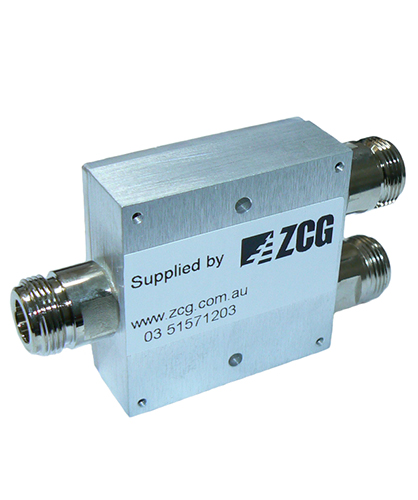 2-way VHF & UHF coaxial splitter/combiner, 100-900MHz, N-type female, 5W, 26dB isolation – 50.8mm